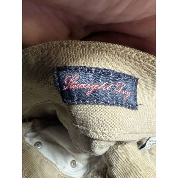 St Johns Bay Corduroy Jeans Brown Straight Leg Women's  12P - Picture 3 of 8